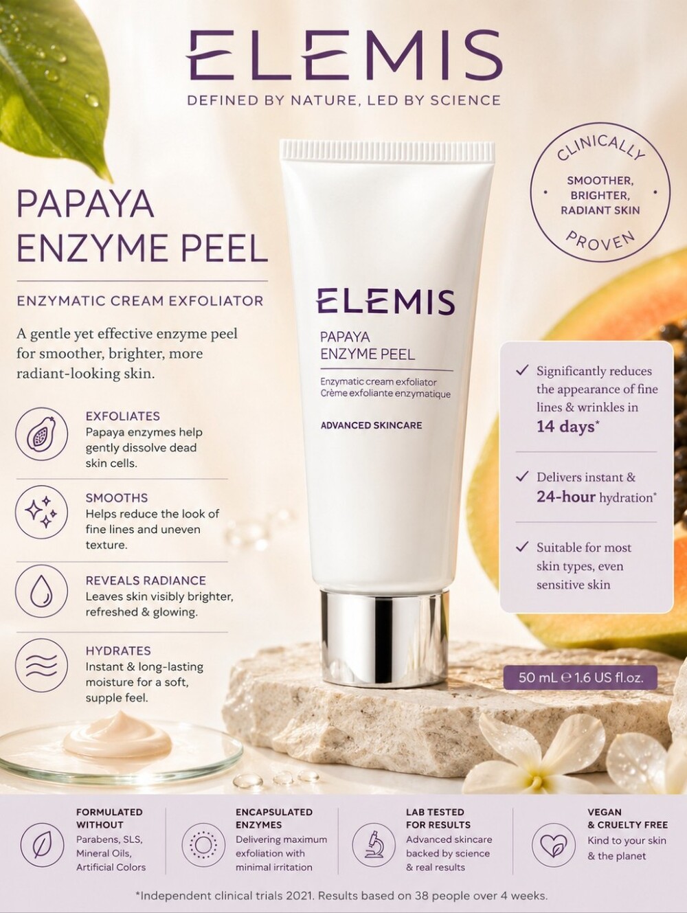 Elemis Papaya Enzyme Peel 50mL